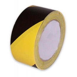 taśma ostrzegawcza samoprzylepna 25 mm x 33 mb żółto czarna