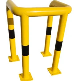 odbojnice U4 stosowane do zabezpieczenia parkingów i hal